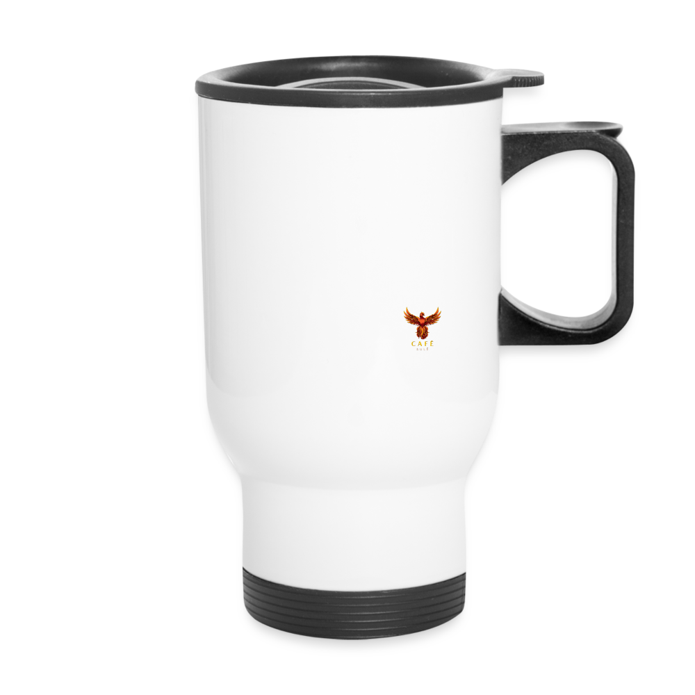 Customizable Travel Mug - white